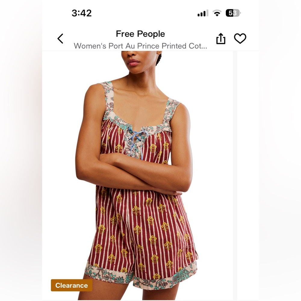 Free People Boho Chic Romper